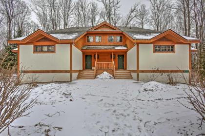 Boyne Falls Townhome with Forest Views-Walk to Lifts!